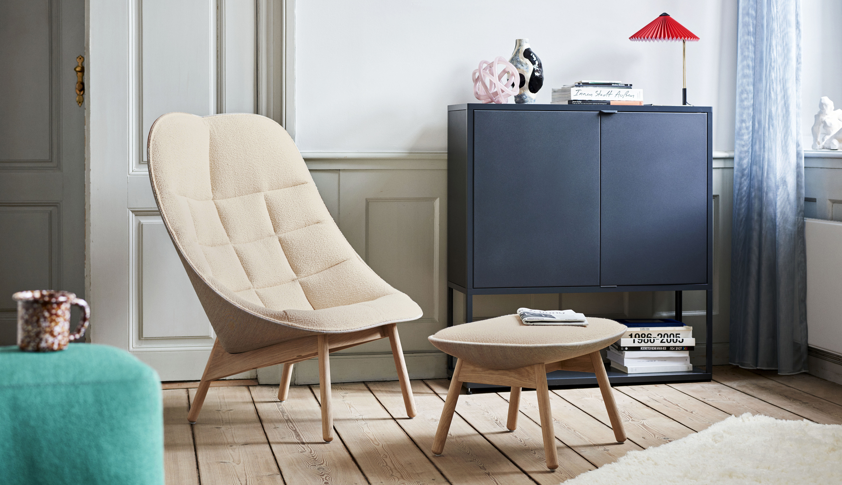 Uchiwa Quilted Loungestoel | Koop op HAY.nl